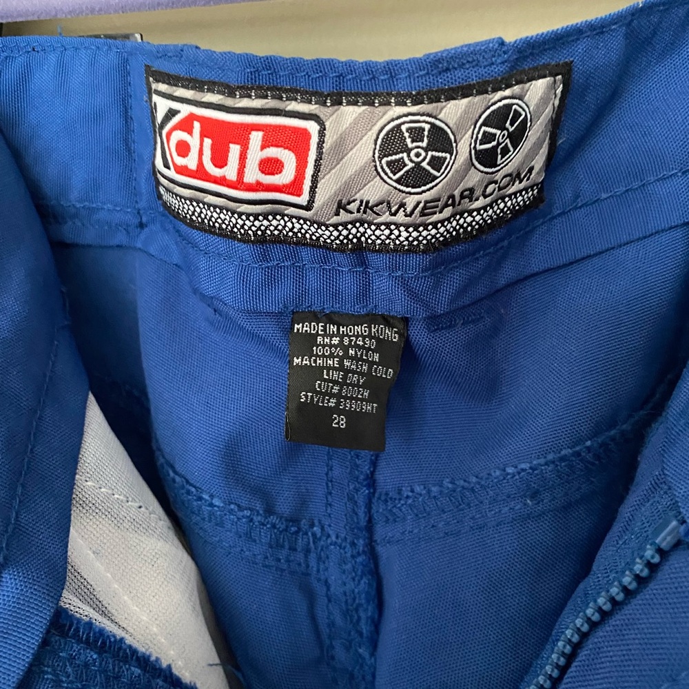 KIKWEAR KDUB Y2K Vintage Blue Baggy Wide Leg Landing Parachute Jnco Inspired 28 - Picture 8 of 12